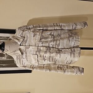 Sanctuary Camouflage Jacket - Beige and Gray